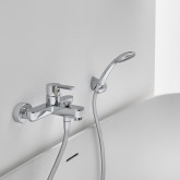 Abc vasca- doccia monocomando esterno con set doccia