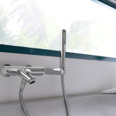 Live vasca-doccia Monocomando esterno con set doccia